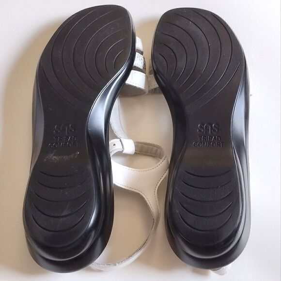 SAS Women's Size 9 N White Tripad Comfort Adjustable Sandals - Picture 3 of 8